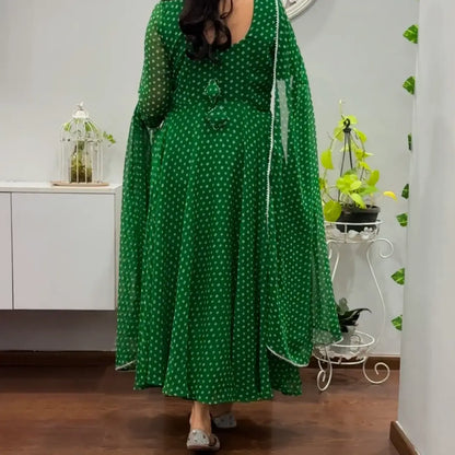 Zinnia Anarkali Suit Set 2