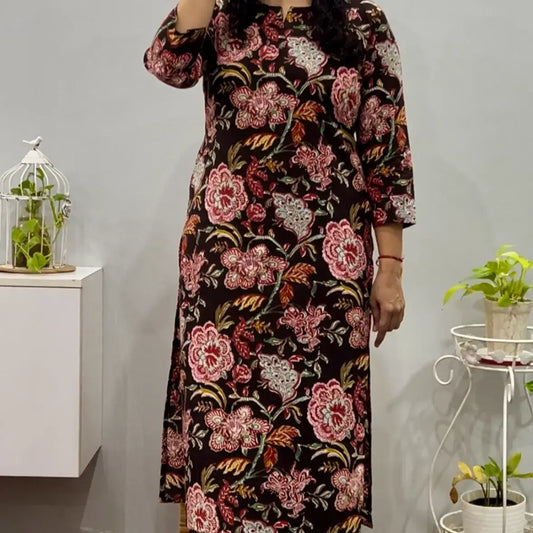Brown in red melody Co-ord set