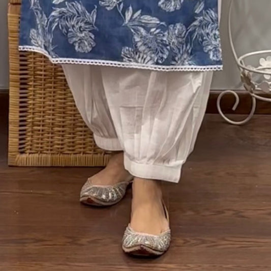 Afgani Salwar white