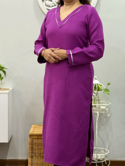 Deep Orchid Kurta Palazzo Set 3