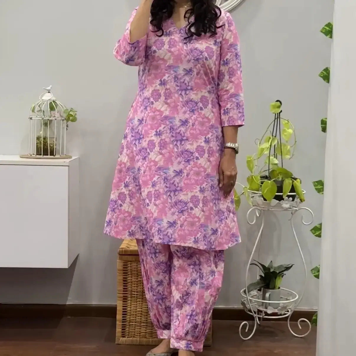 Pink Dale Co ord Set