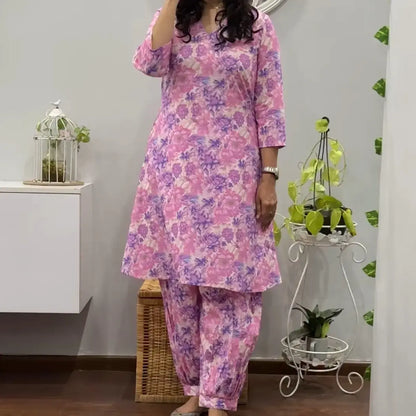 Pink Dale Co ord Set