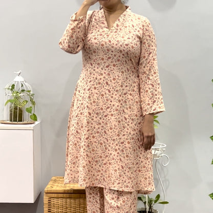 Peach Butta A line spun co-ord set