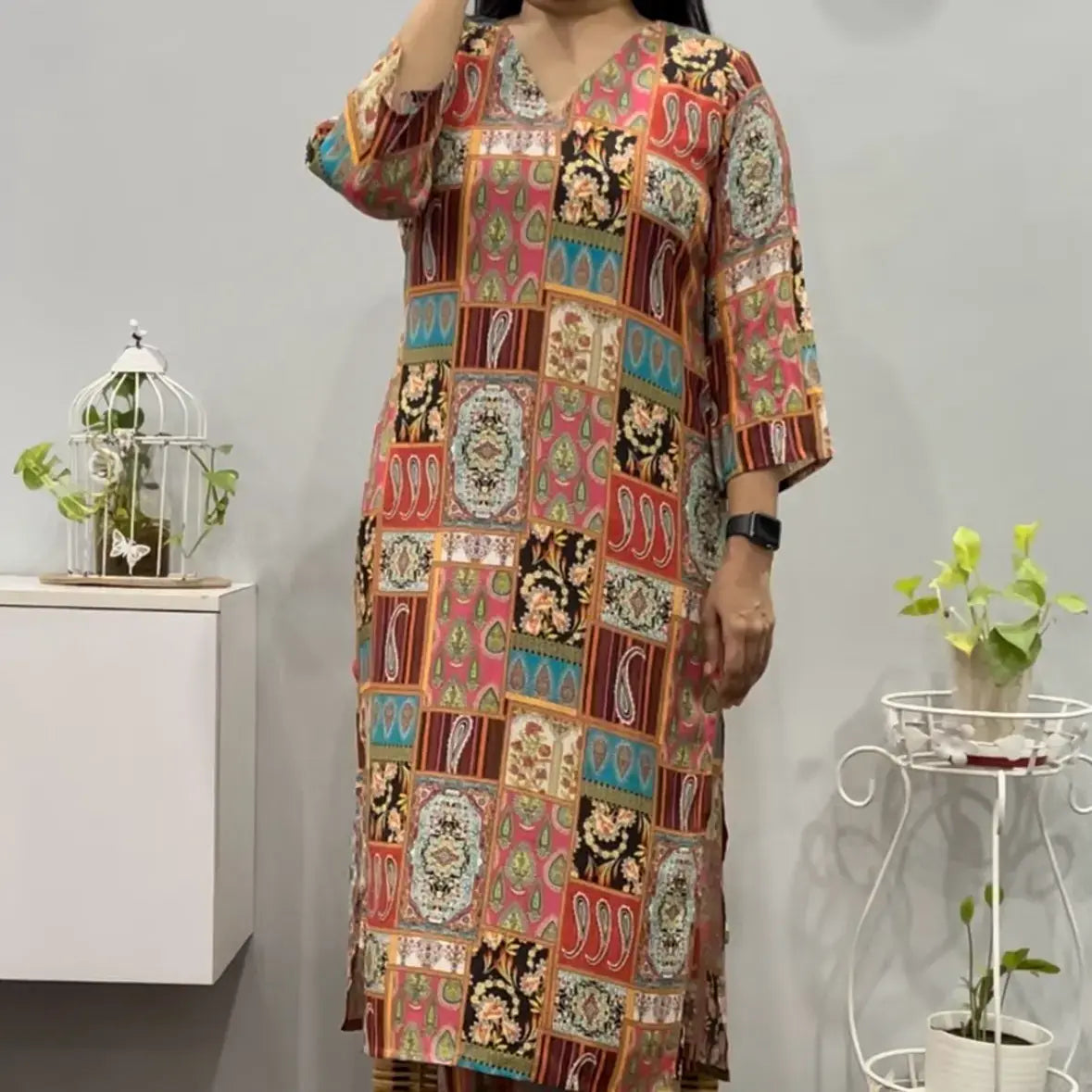 Vintage patch print Co-ord set