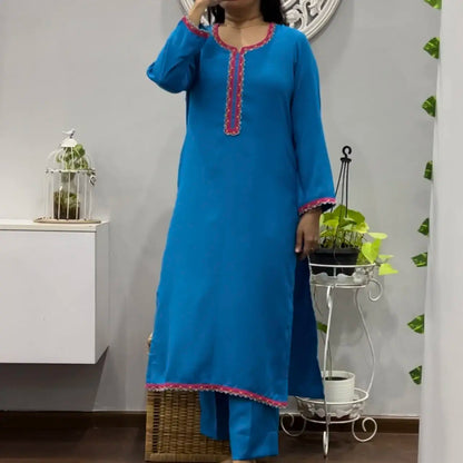 Turquoise Magic Winter Co-ord Set