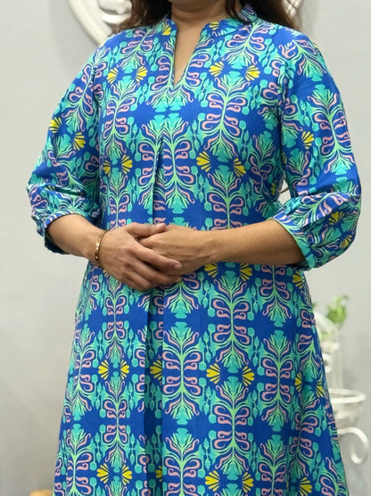 Imperial Blue Midi Dress 3