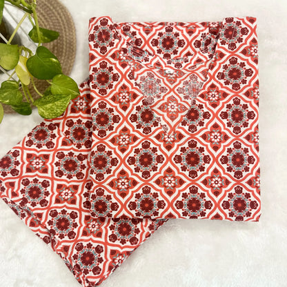 Allure cotton cord set RUST 3