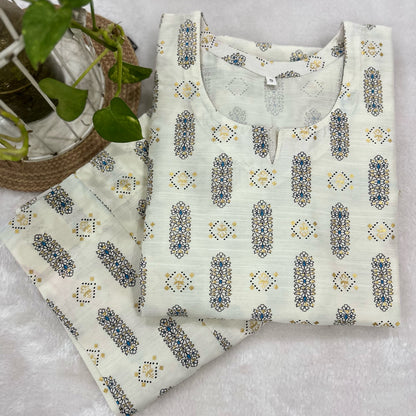 Saras Cotton silk Co-ord set 3