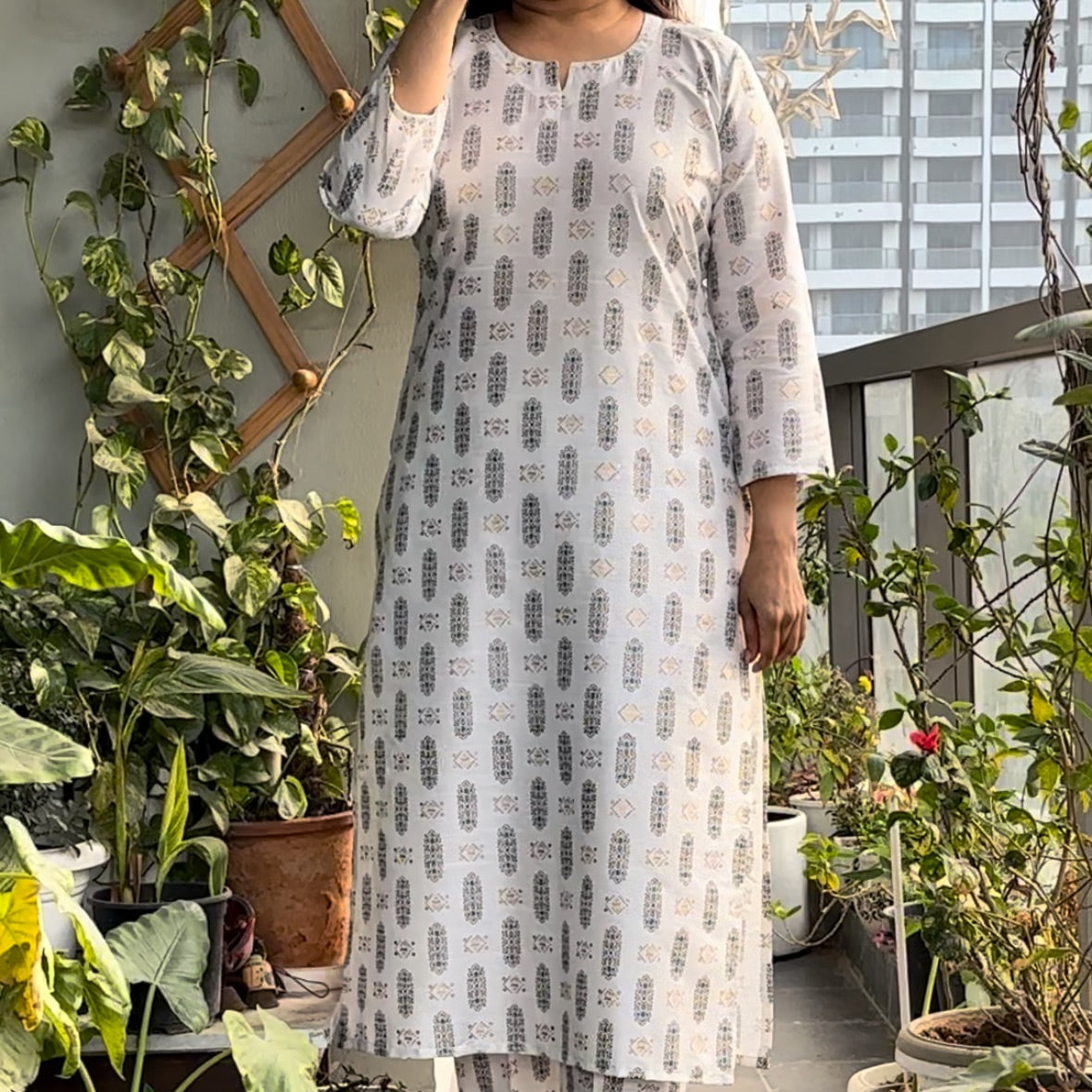 Saras Cotton silk Co-ord set