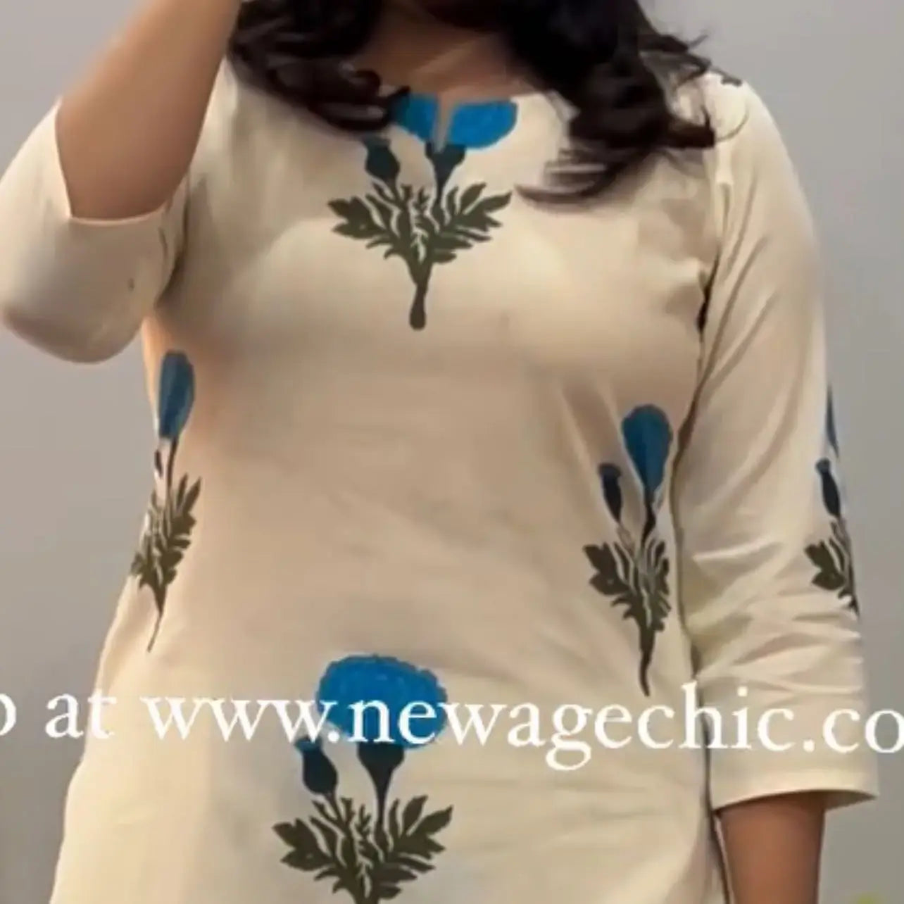 Blue Carnation Co Ord Set 3