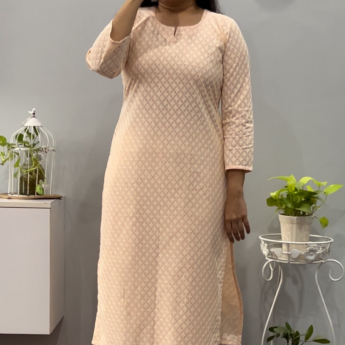 Prachi chikankari kurta