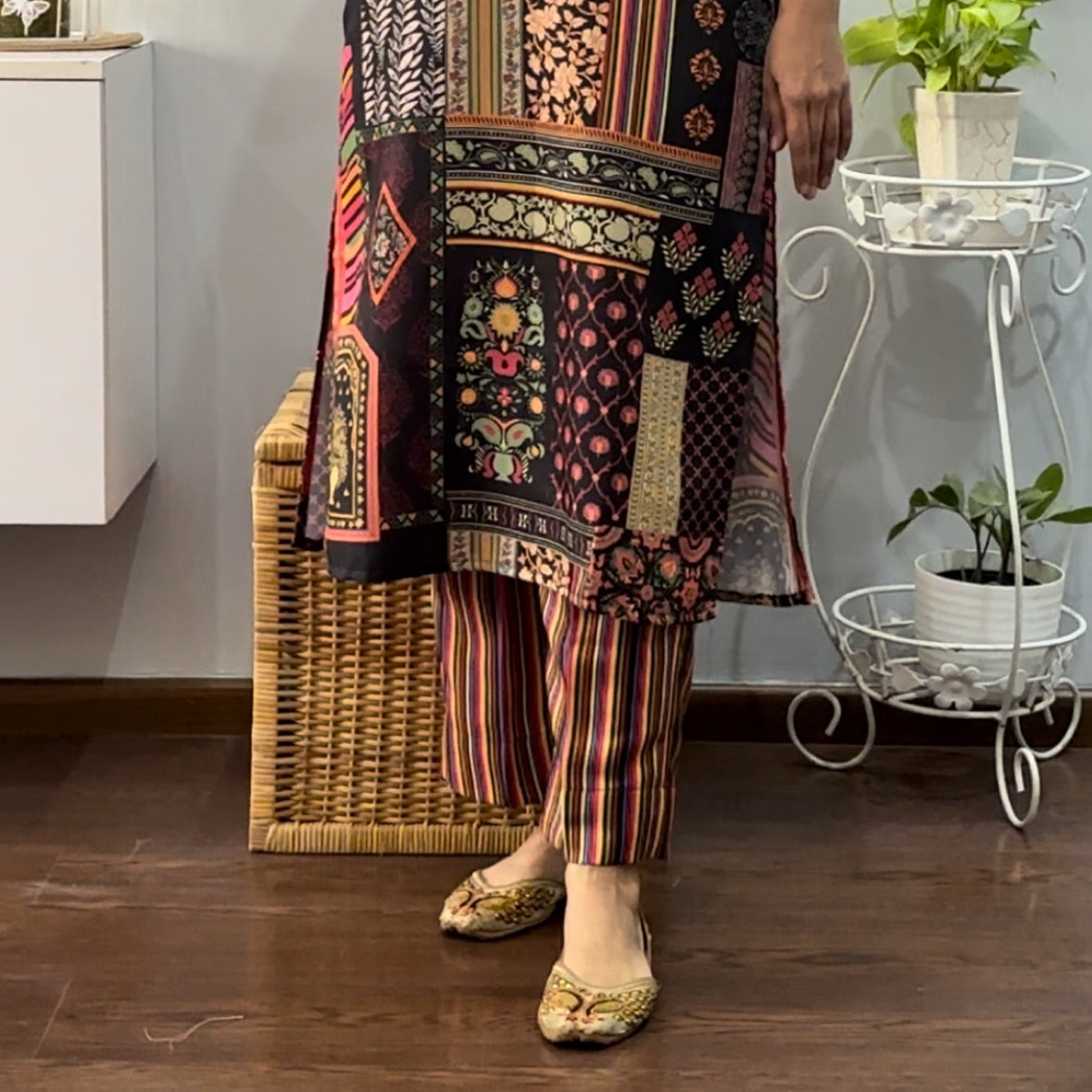 Black Diamond winter kurta palazzo set 2