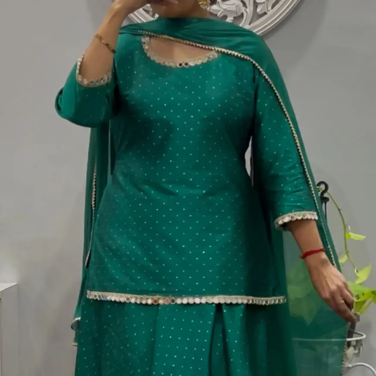 Aarvi Kurti Skirt Set