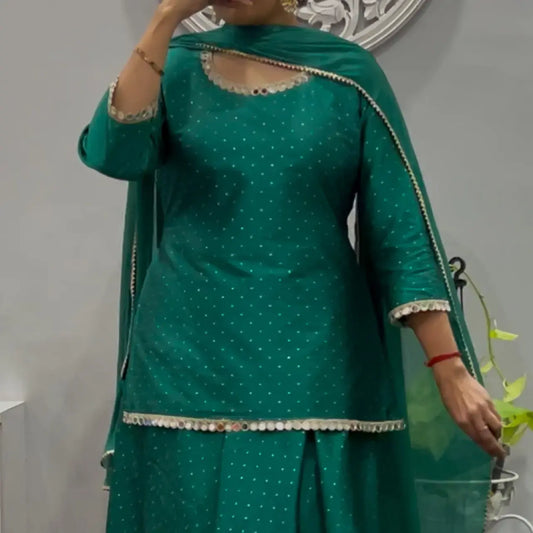 Aarvi Kurti Skirt Set