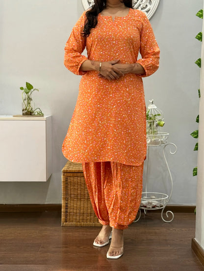 Saffron Afgani Co Ord Set