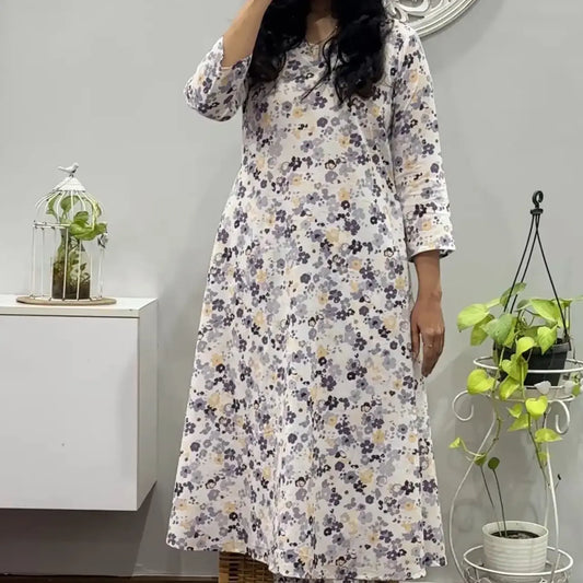 Floral Fusion A line Co-ord Set