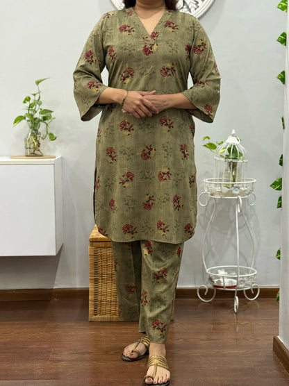Golden Beauty Co ord Set