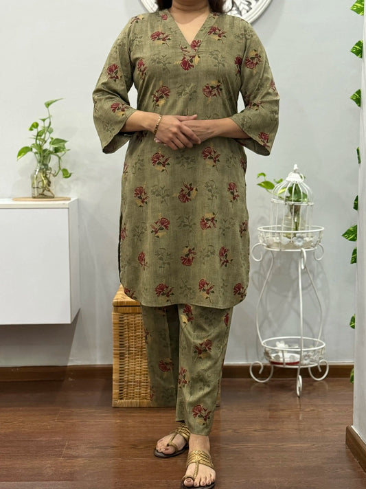 Golden Beauty Co ord Set