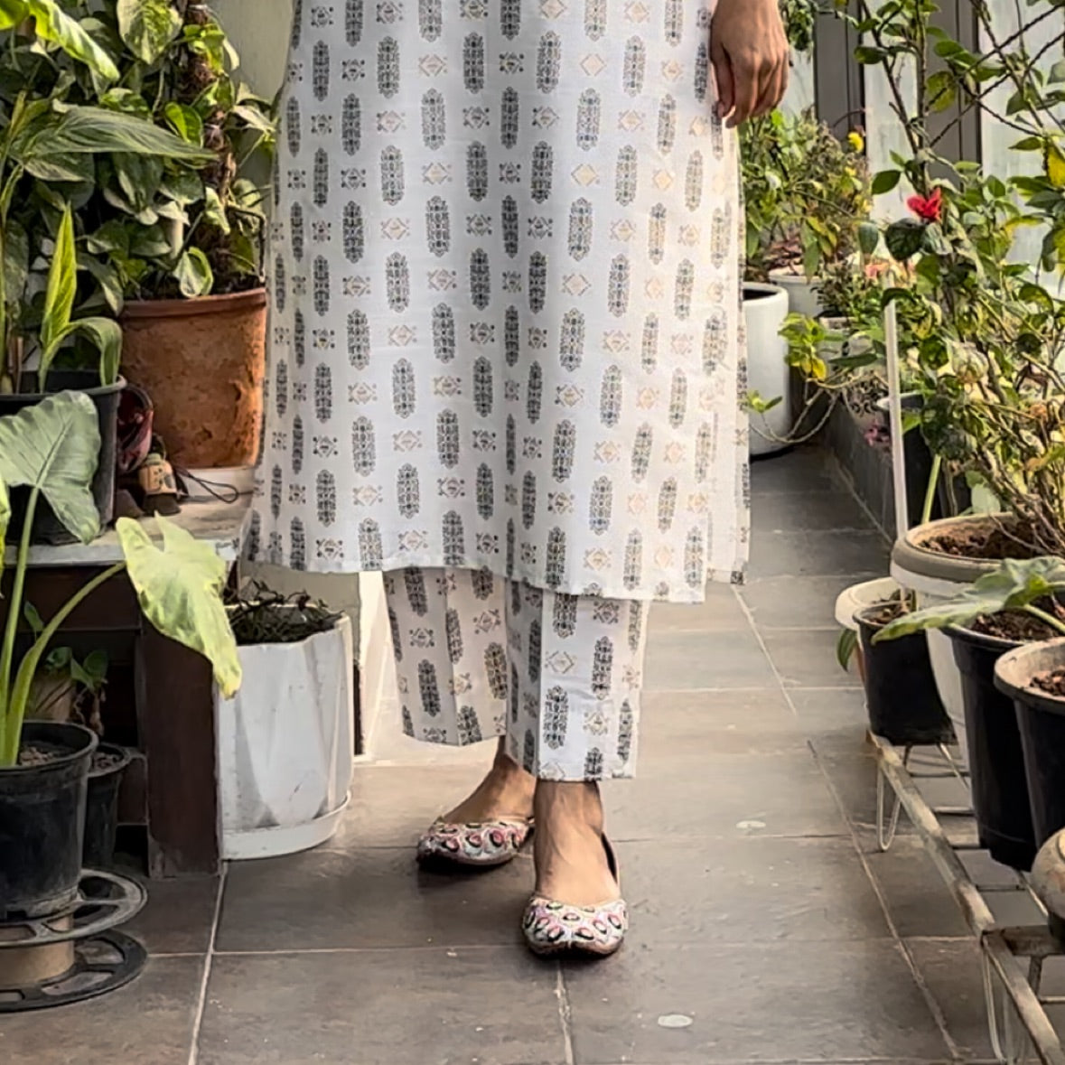 Saras Cotton silk Co-ord set 2