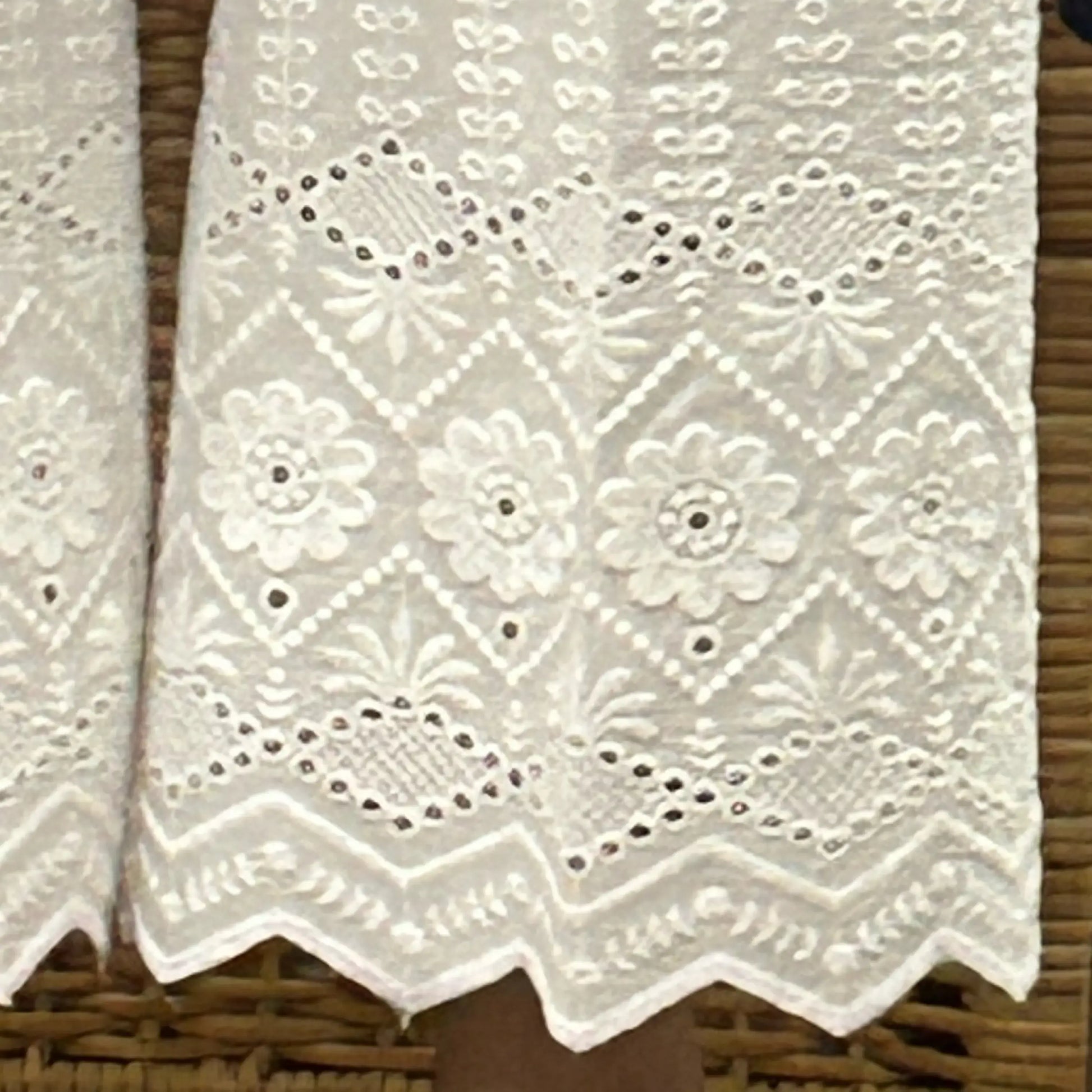White Chikankari Palazzo 2