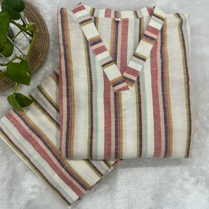 Pastel stripes Co-ord set 3