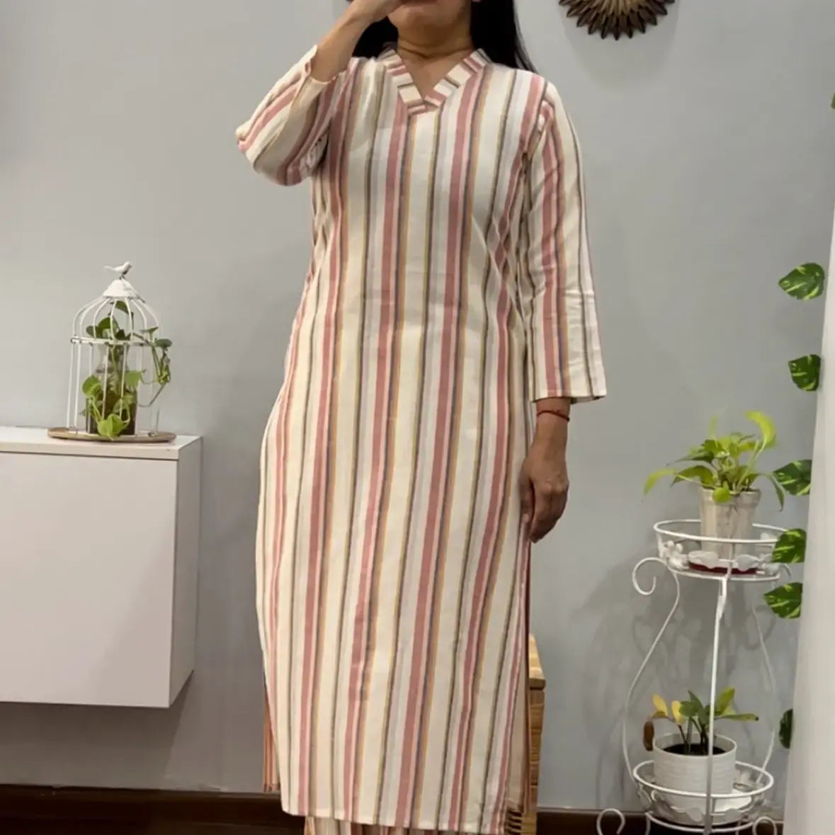 Pastel stripes Co-ord set