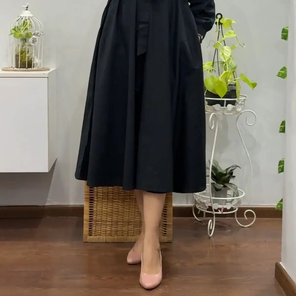 Black Vision Flaired Dress 2