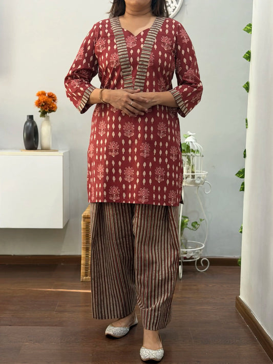 Sehaj Kurta Farshi Salwar Set