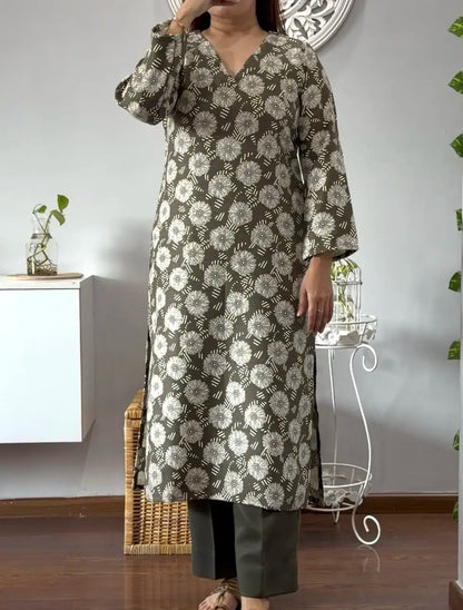 Phulwa Winter Kurta Palazzo Set
