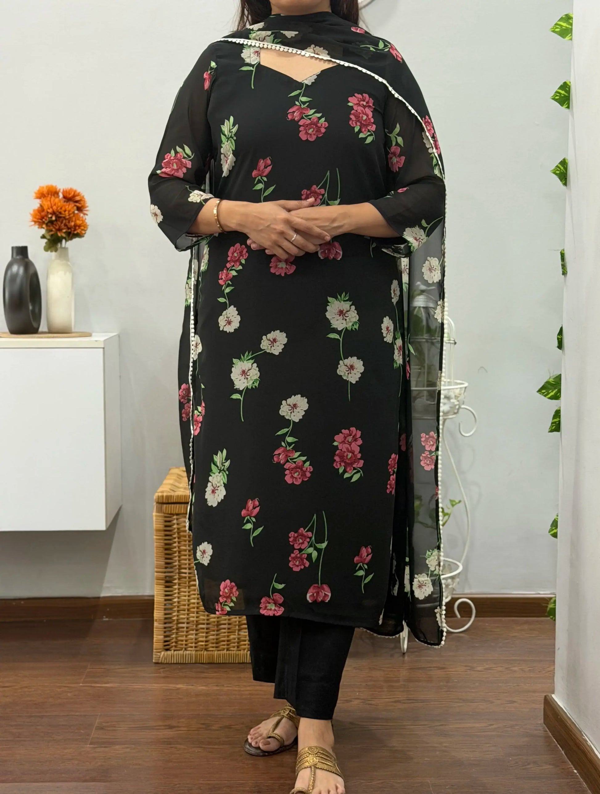 Black Bloom Suit Set 2