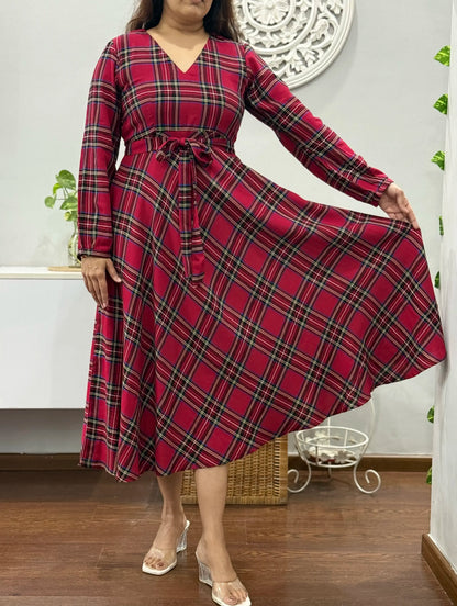Christmas Flared Dress 2