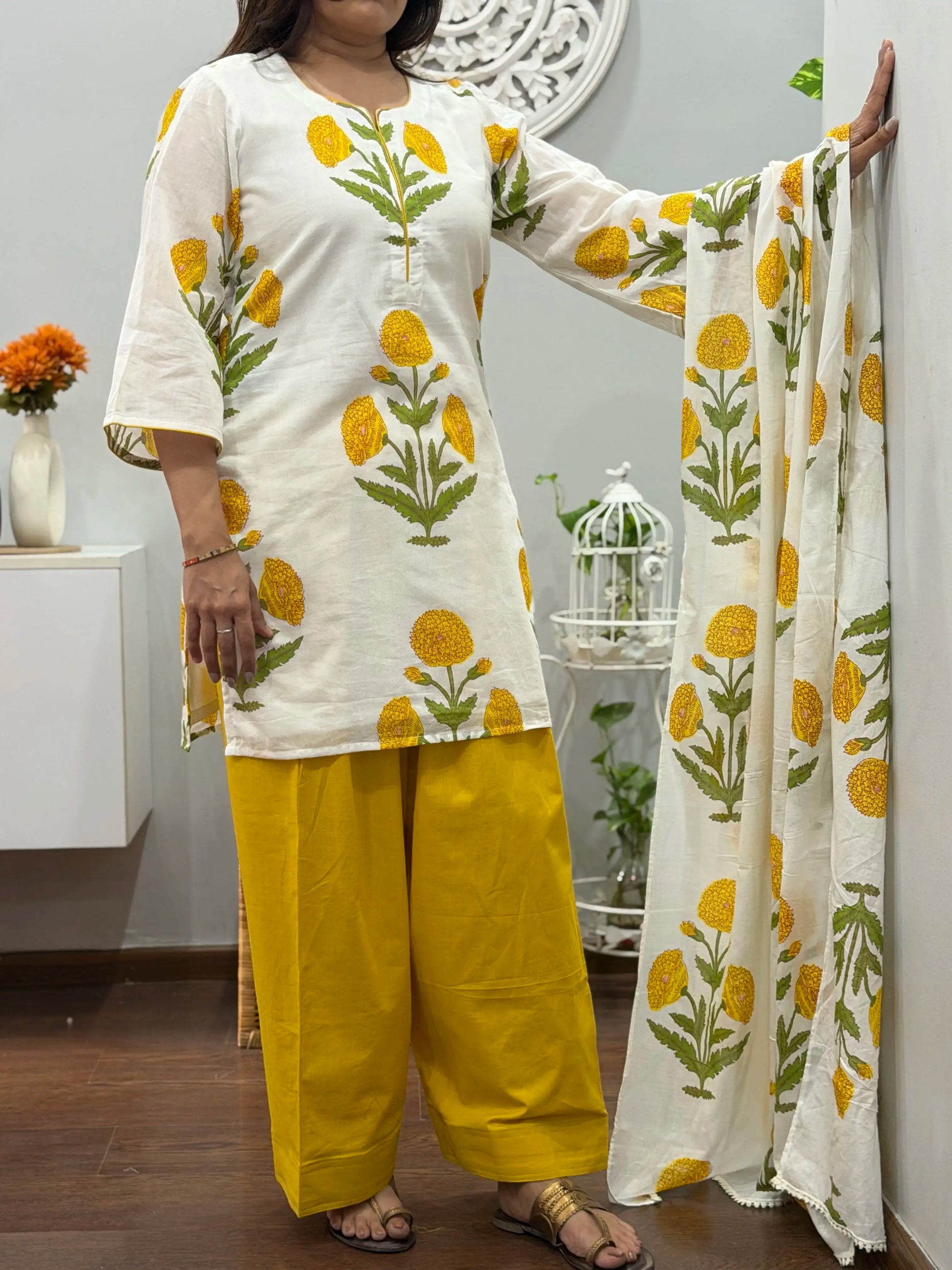Swarna Kurta Farshi Salwar Suit Set 3