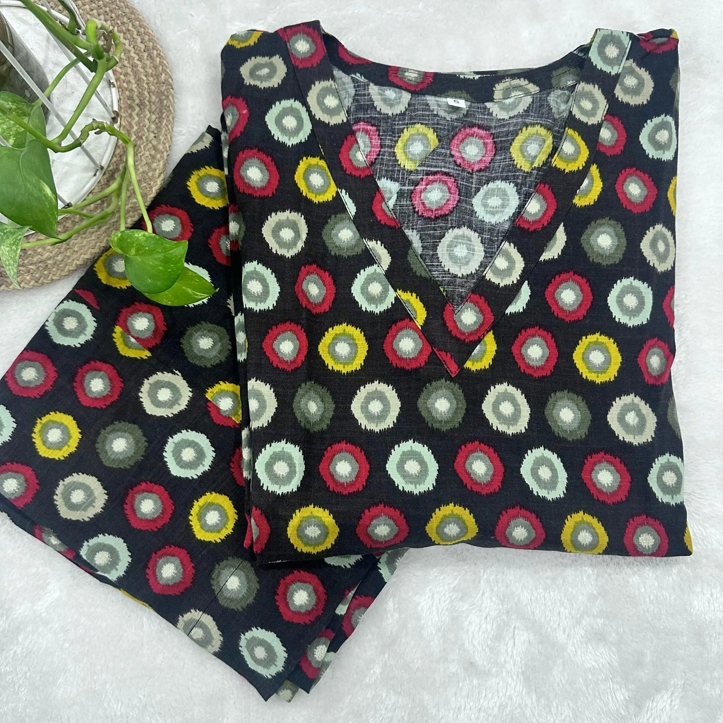 Charcoal Abstract Co-ord set 3