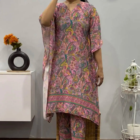 Pink Blossom Kaftan Co