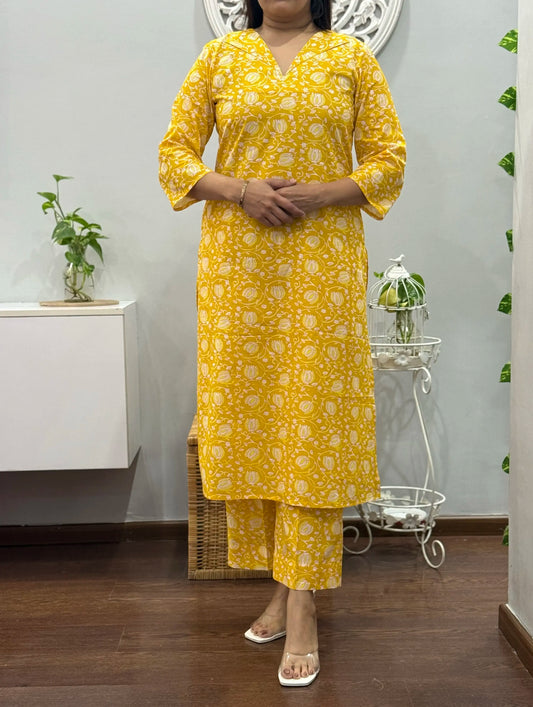 Lemon Blossom Co ord Set