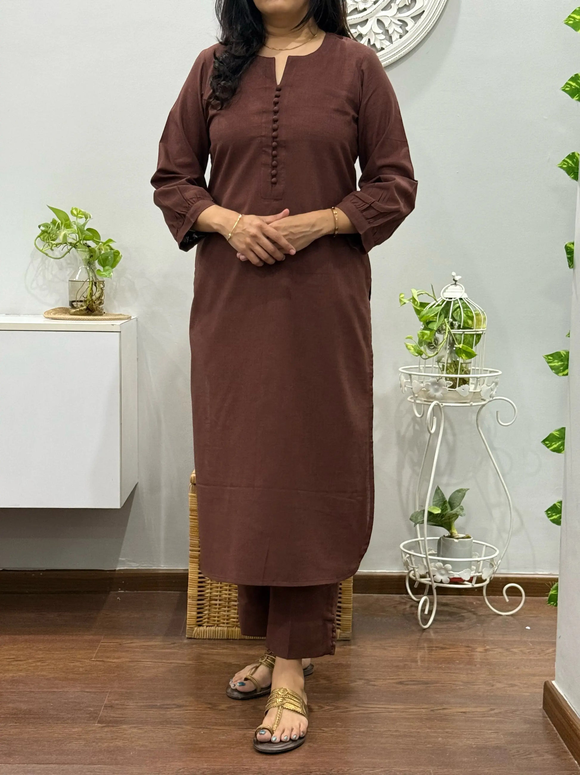 Coco brown co-ord Set