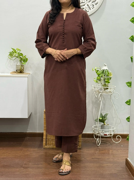 Coco brown co-ord Set