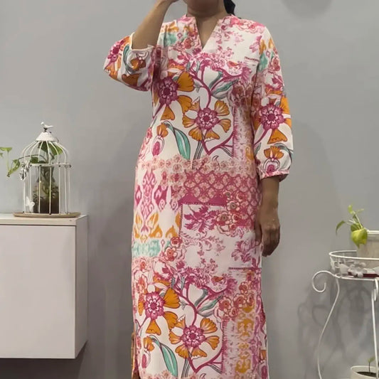 Pink flora Co-ord Set