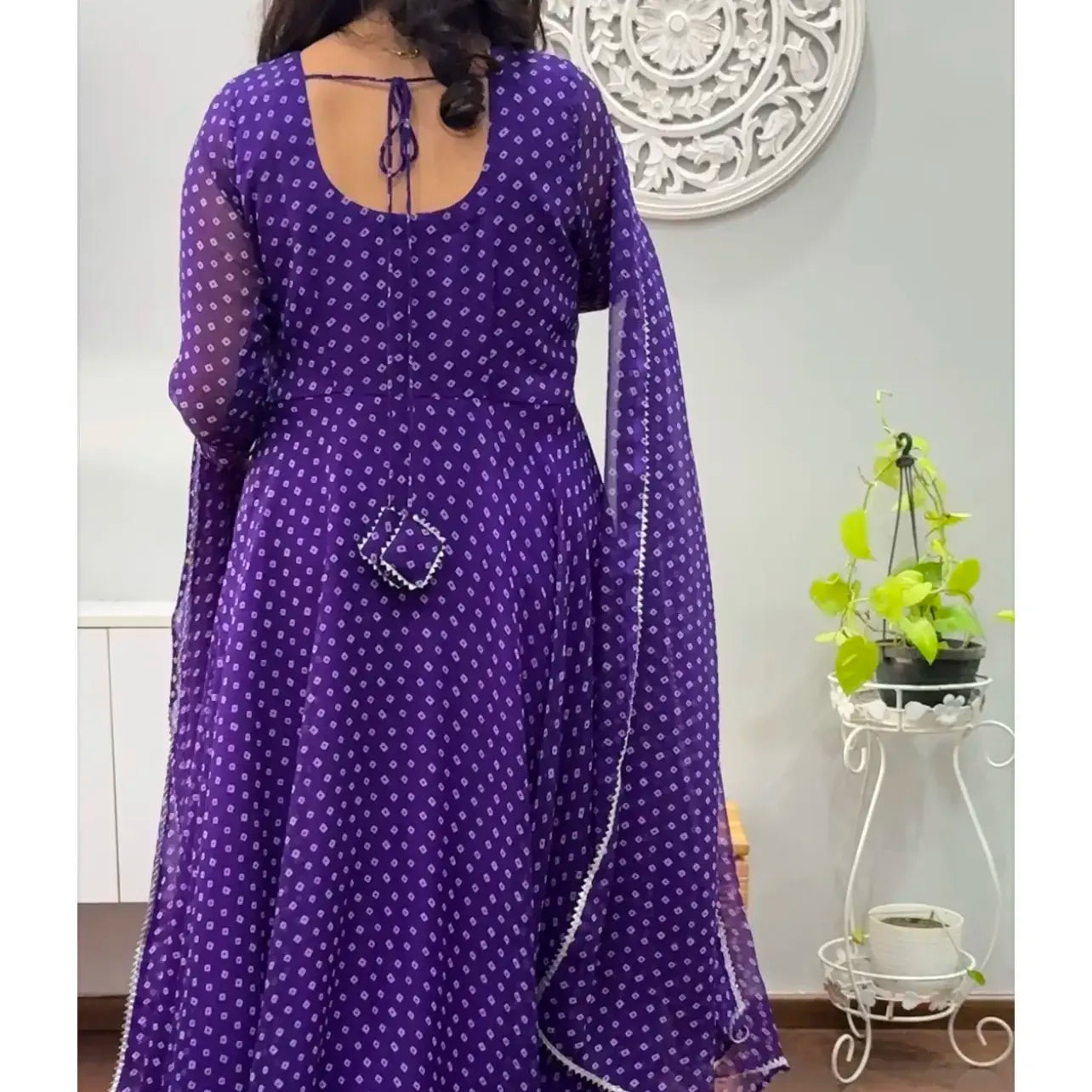 Salvia Anarkali Suit Set 2