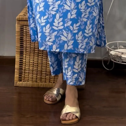 Blue Daisy Co-ord set 2